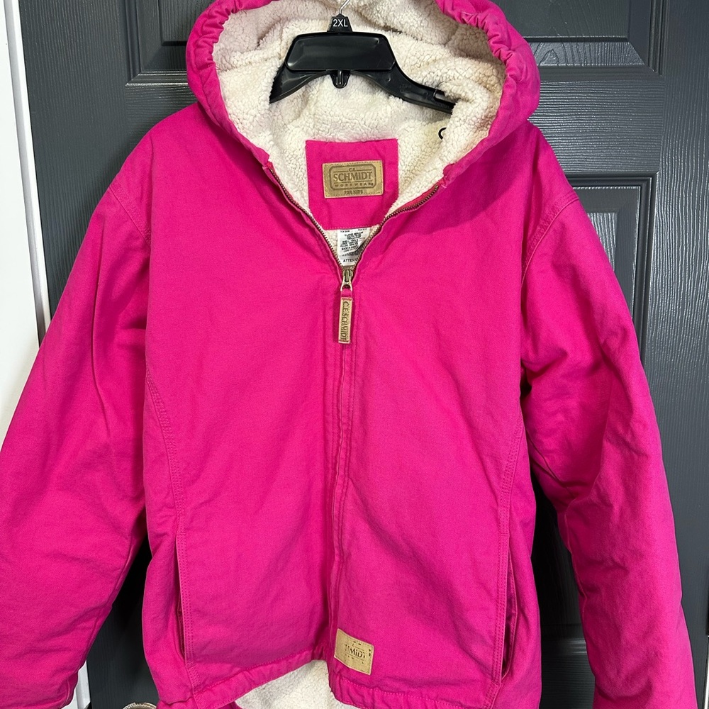 Cozy Pink Kids Jacket by Carhartt